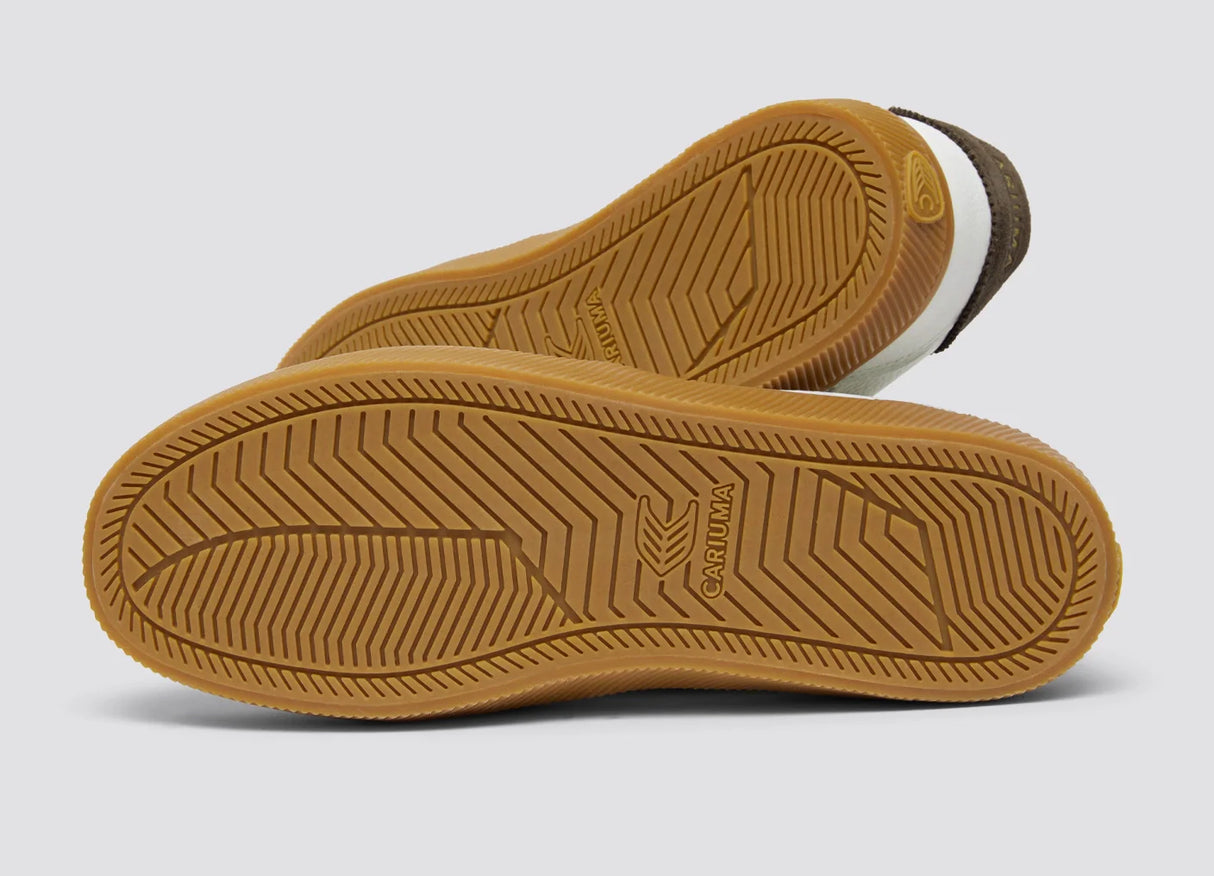 TOCA Pebbled Leather Gum White Suede Plaza Taupe Dark Khaki