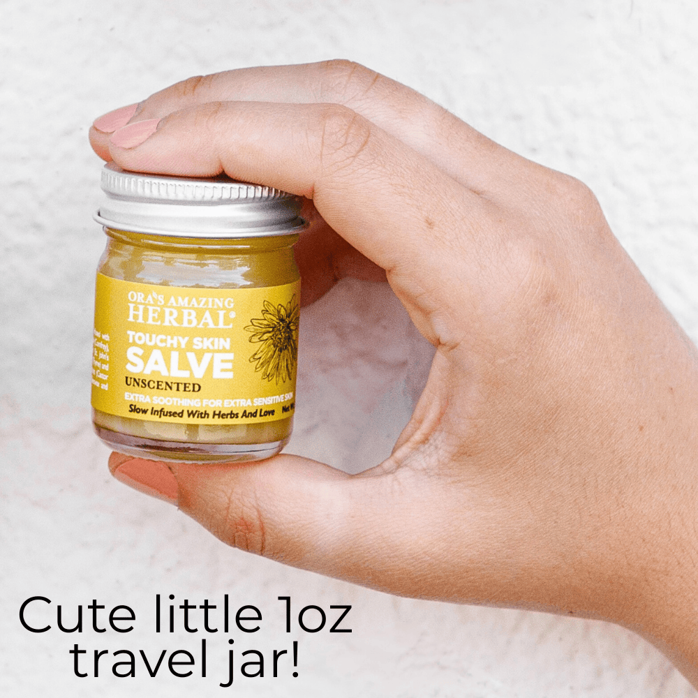 Touchy Skin Salve, Eczema Cream Ointment for Sensitive Skin