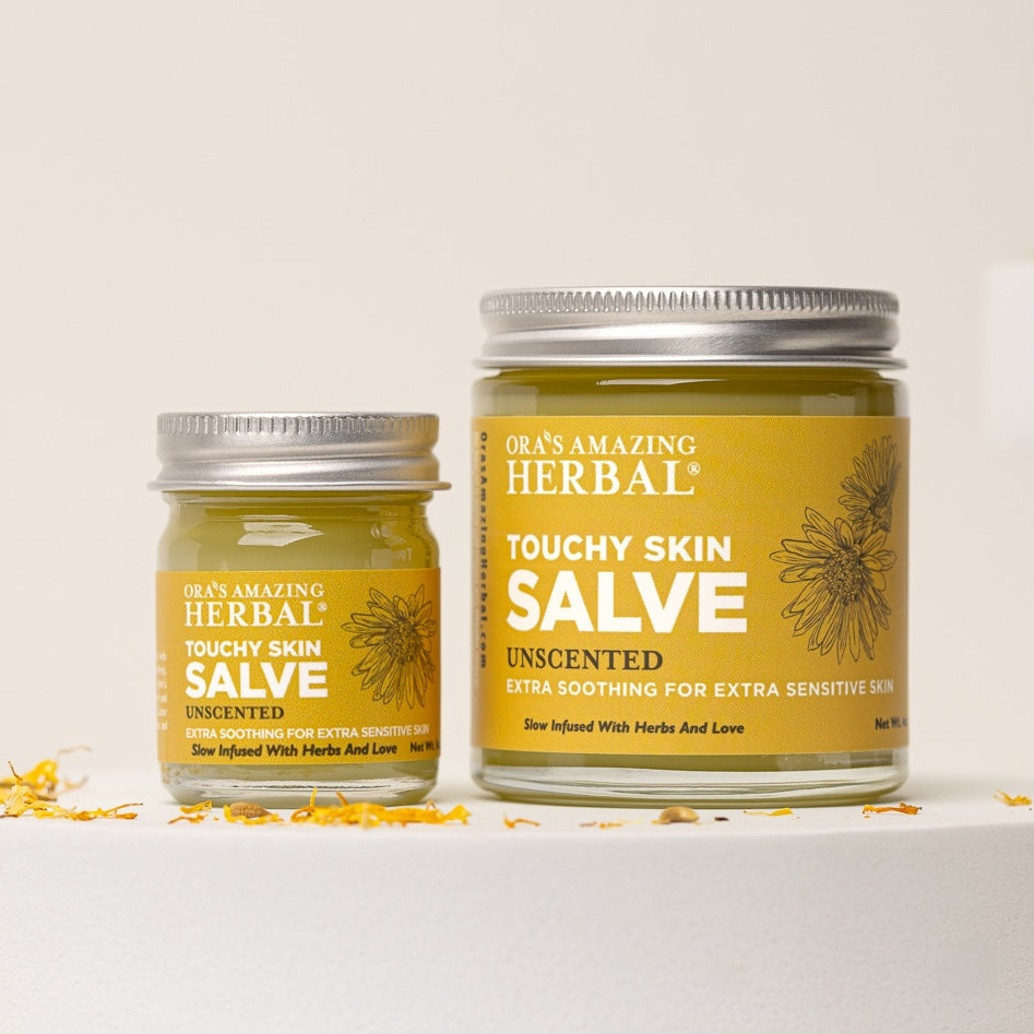 Touchy Skin Salve, Eczema Cream Ointment for Sensitive Skin