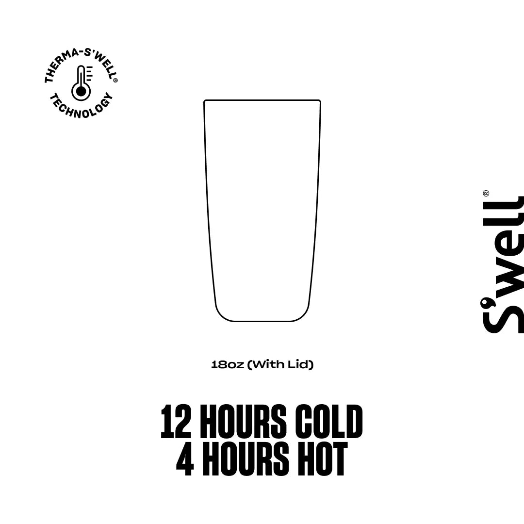 Pyrite Stainless Steel Tumbler with Lid – 18 oz