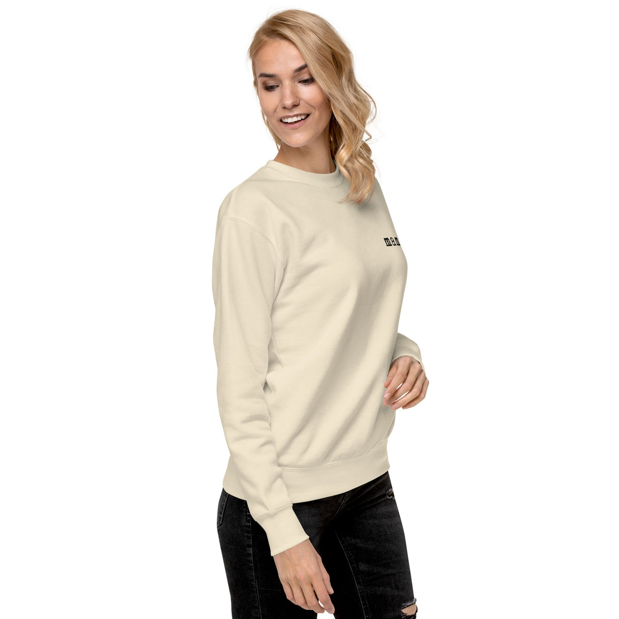 Mama. Embroidered | Premium Adult Sweatshirt