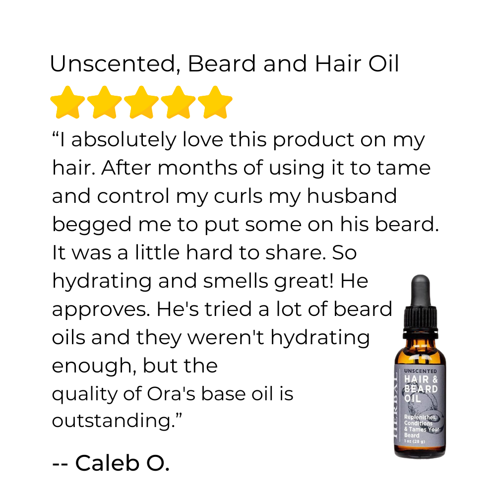 Unscented, Beard and Hair Oil