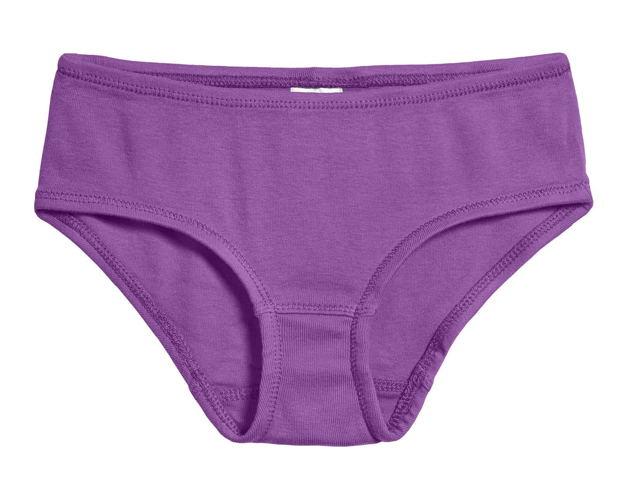 Girls Organic Cotton Brief | Grape