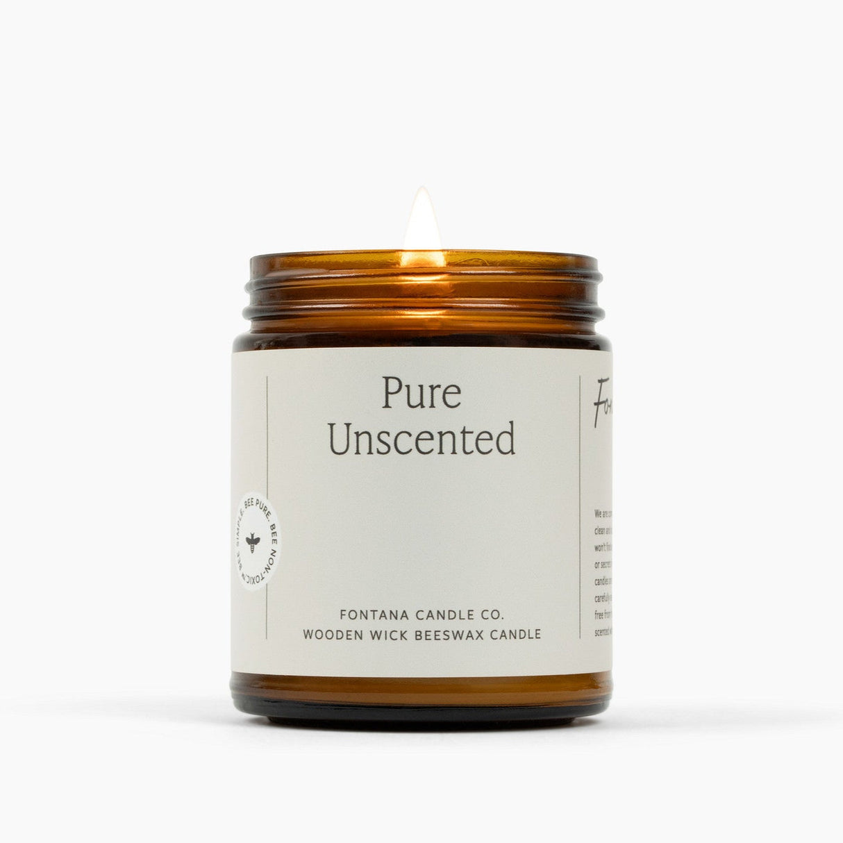 Pure Unscented Jar Candle