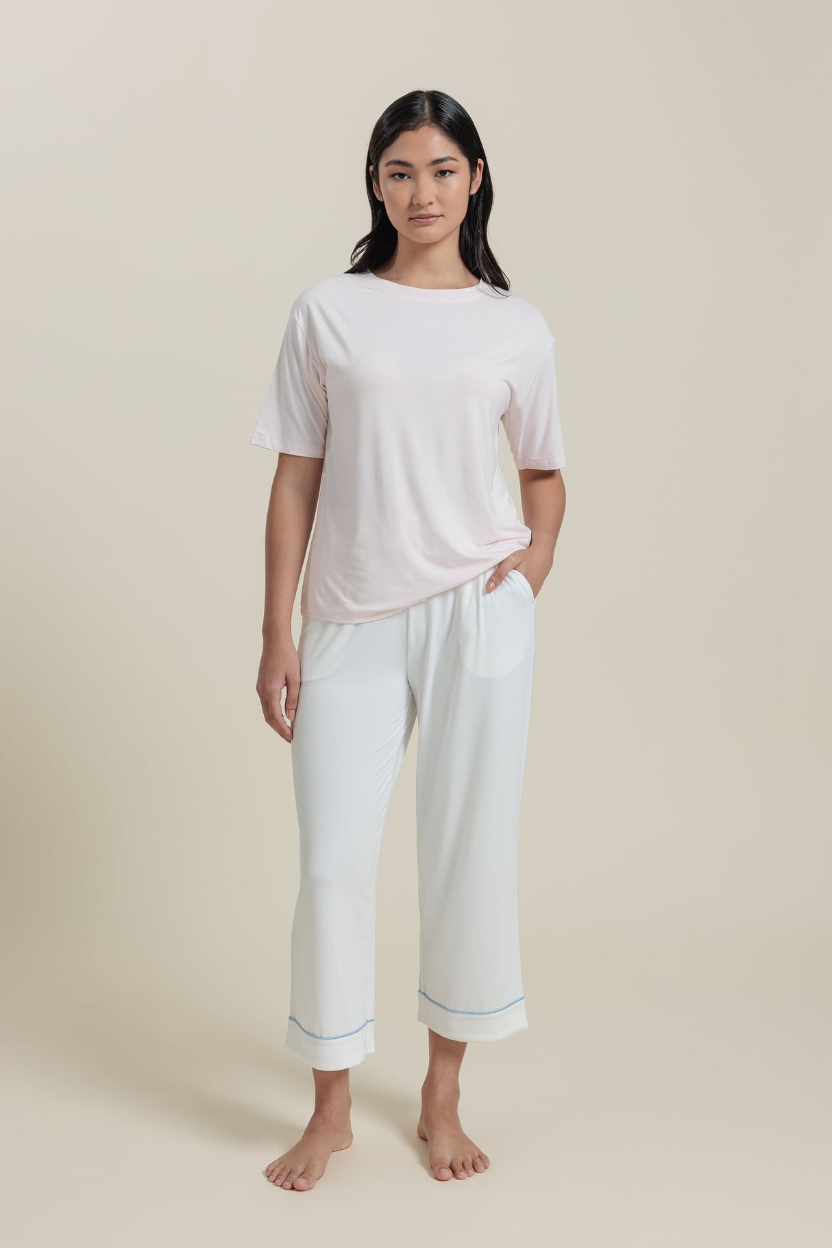 Bamboo Pajama Cropped Pants