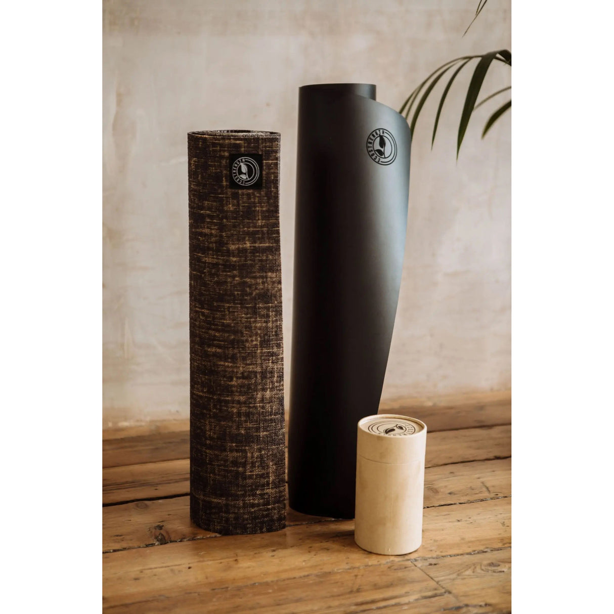 Black Recycled Rubber Yoga Mat