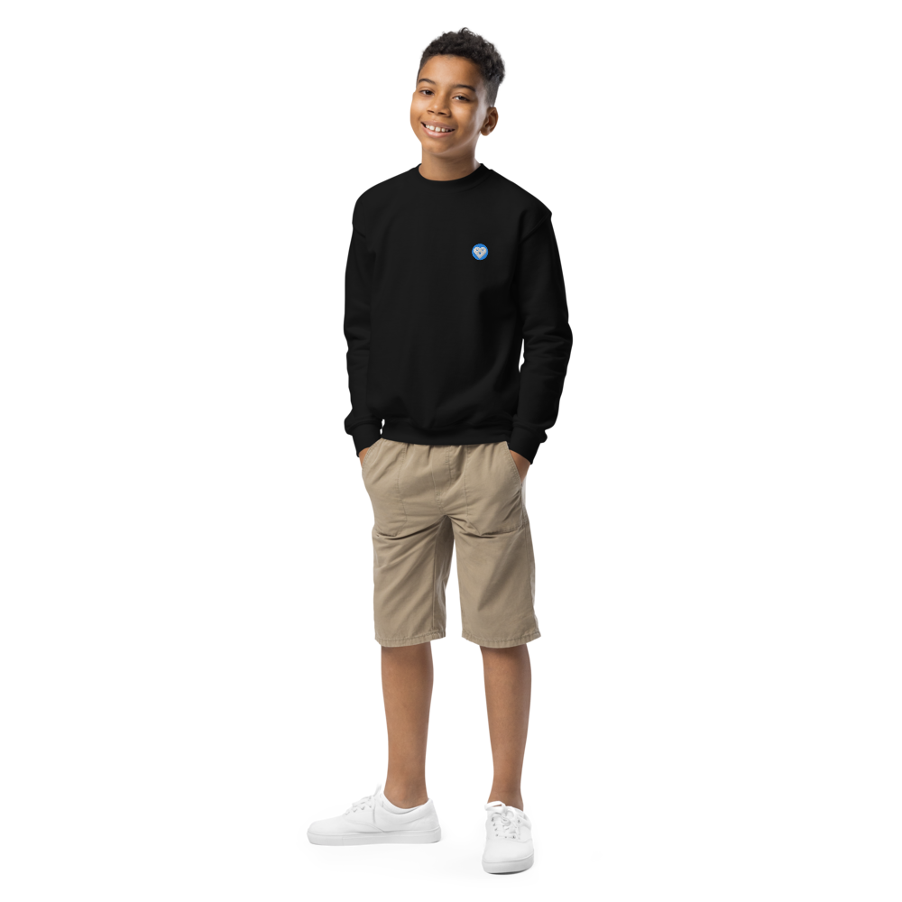 Organic Kids Lead with LOVE Crewneck Sweatshirt