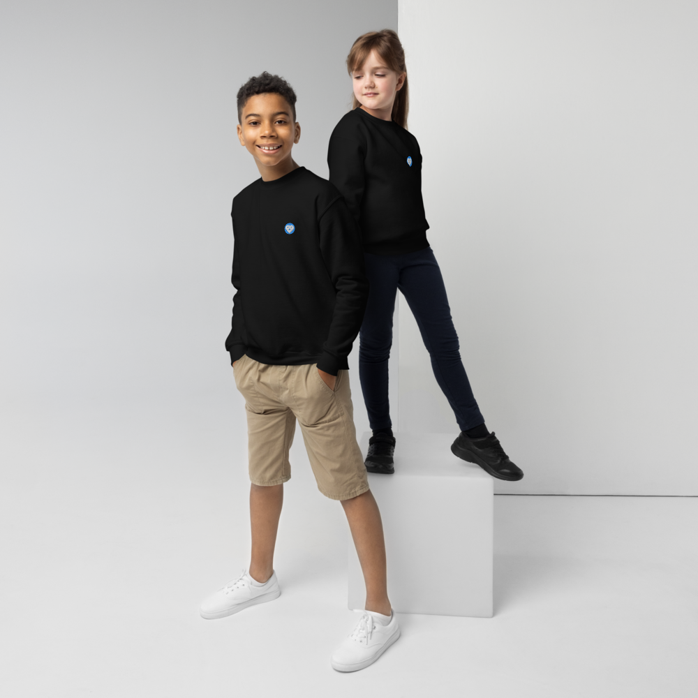 Organic Kids Lead with LOVE Crewneck Sweatshirt