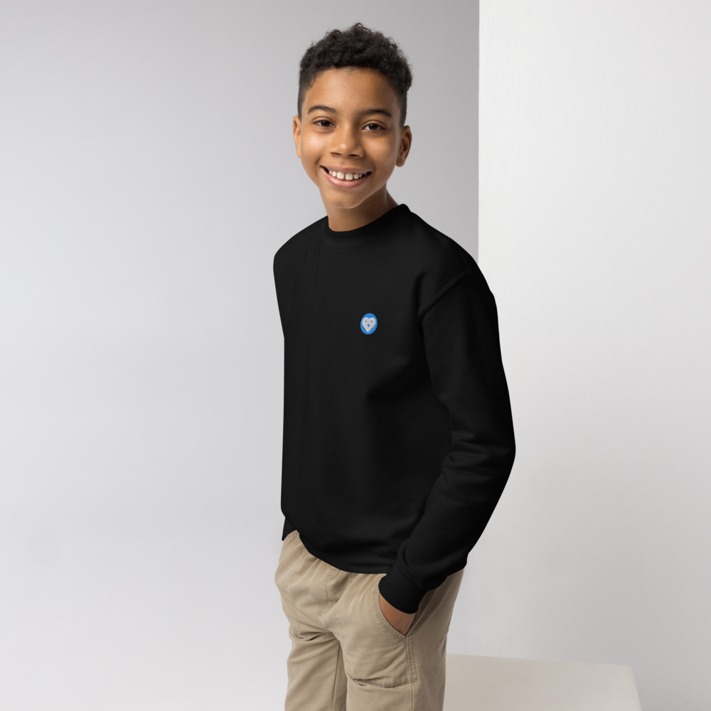 Organic Kids Lead with LOVE Crewneck Sweatshirt