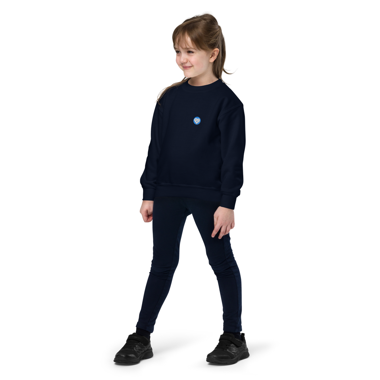 Organic Kids Lead with LOVE Crewneck Sweatshirt