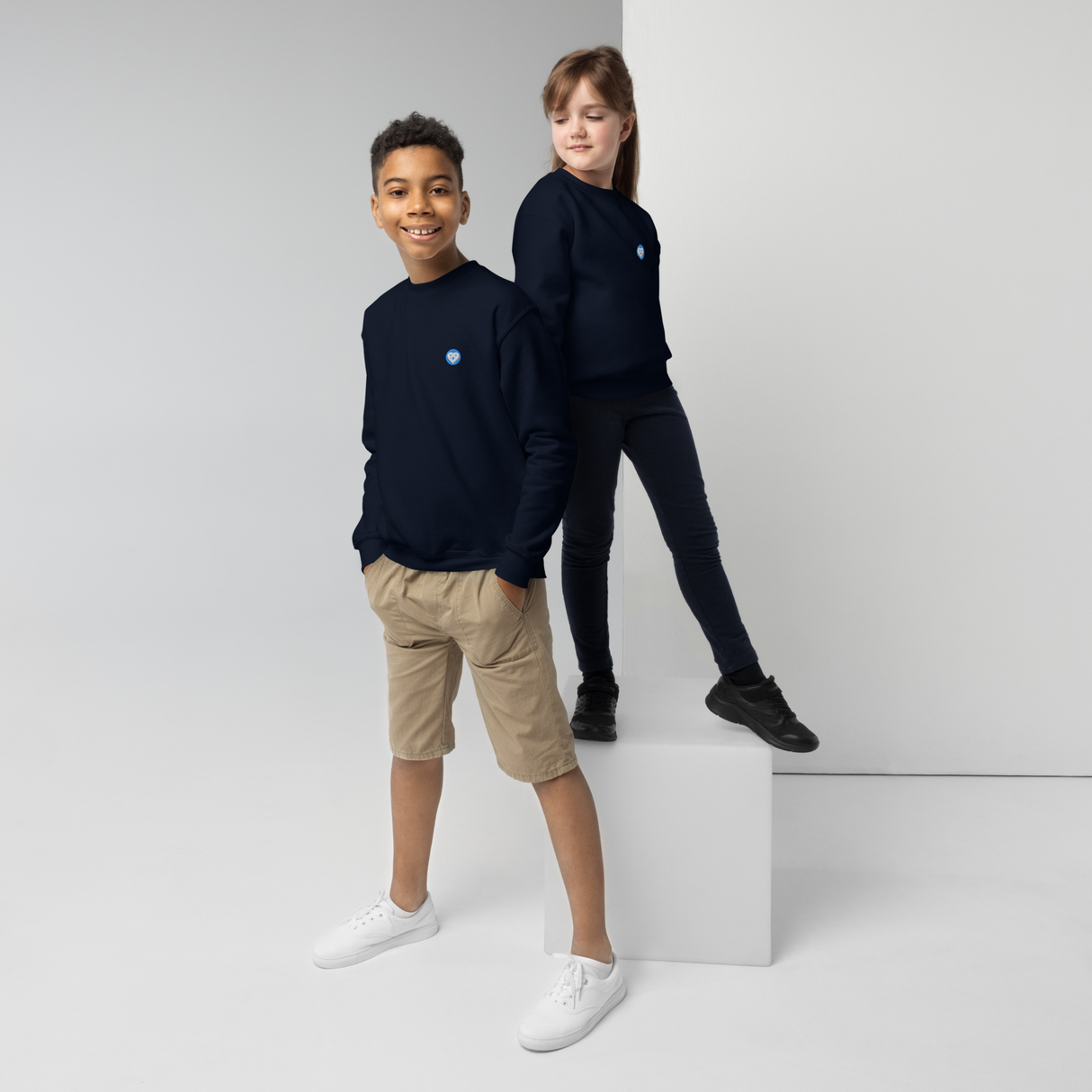 Organic Kids Lead with LOVE Crewneck Sweatshirt