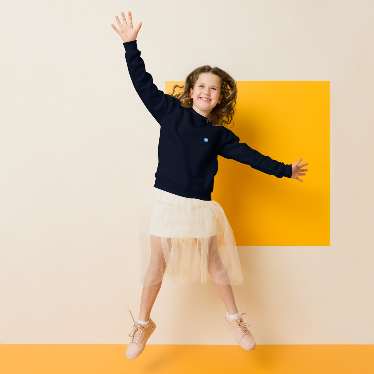 Organic Kids Lead with LOVE Crewneck Sweatshirt