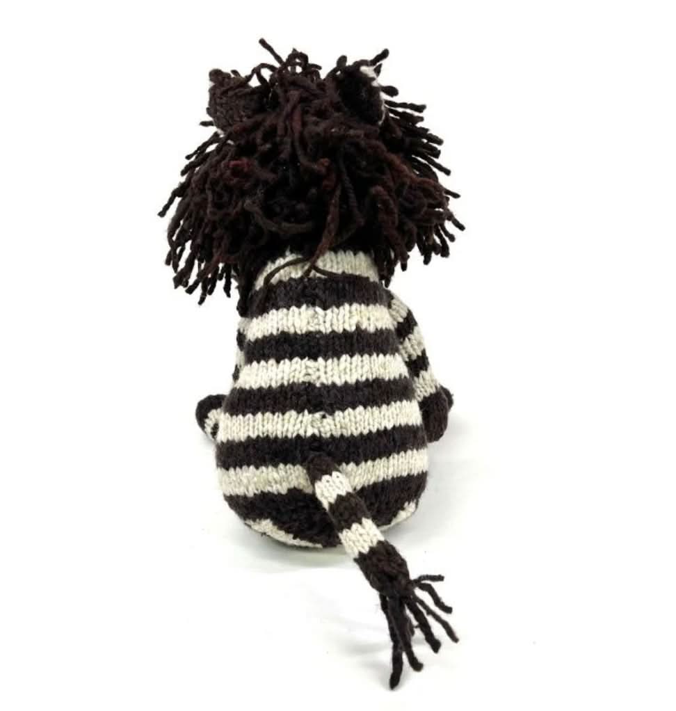 Wool Knit Buddy | Zachary the Zebra