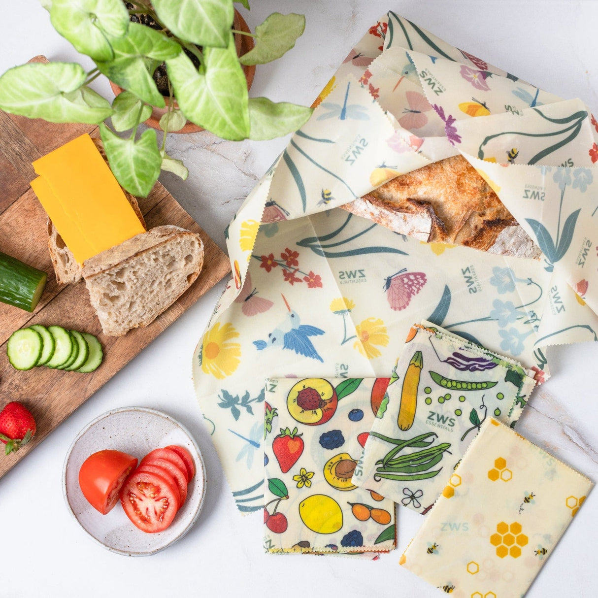 Beeswax Wraps – Plastic-Free Food Storage
