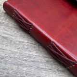 Leather-Bound Cotton Sketchbook – 185gsm Smooth Paper (A4 or A5)