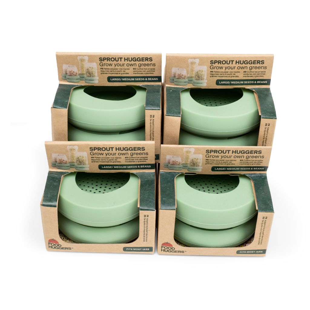 Reusable Silicone Sprouting Lids | Mason Jar Sprout Kit