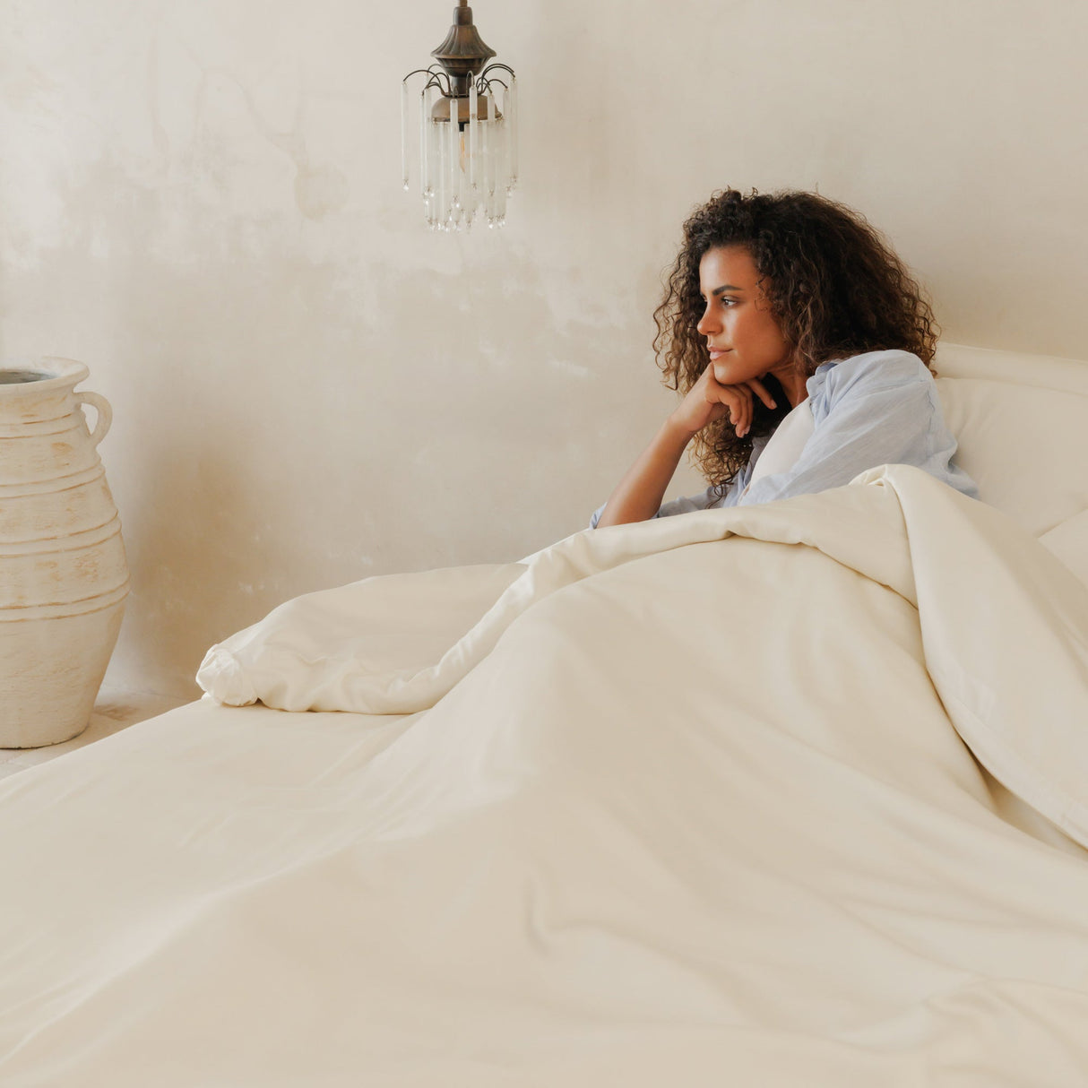 Organic Bamboo Sateen Bed Sheet Set