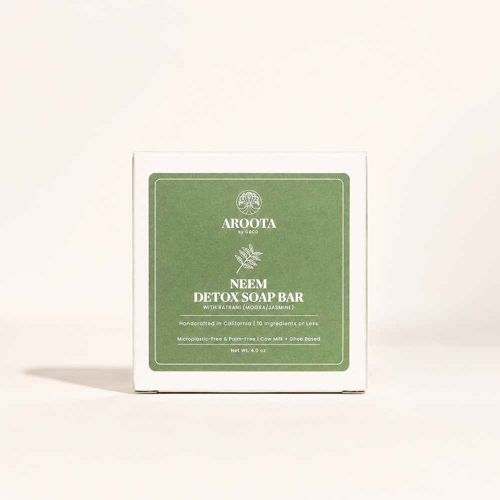 Ayurvedic Neem Cleansing  Soap Bar with Cow Milk & Ghee (Tridoshic)