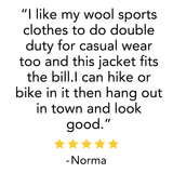 Midweight - Women's Full Zip Hoodie Woolverino