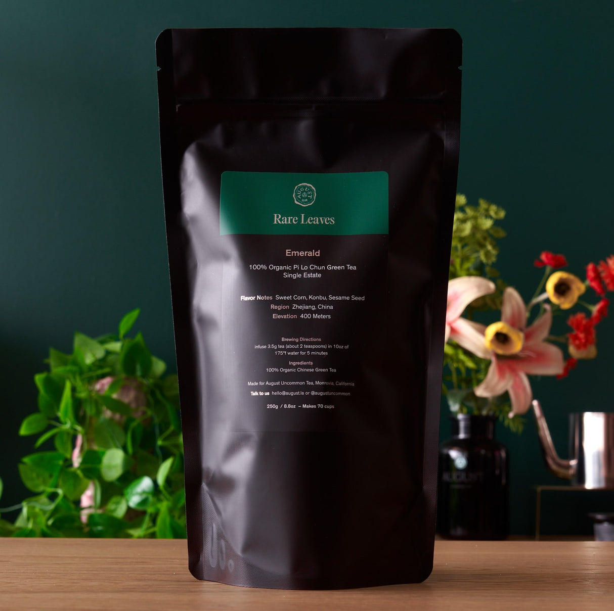 Rare Leaves Emerald - Single Estate Pi Lo Chun Green Tea