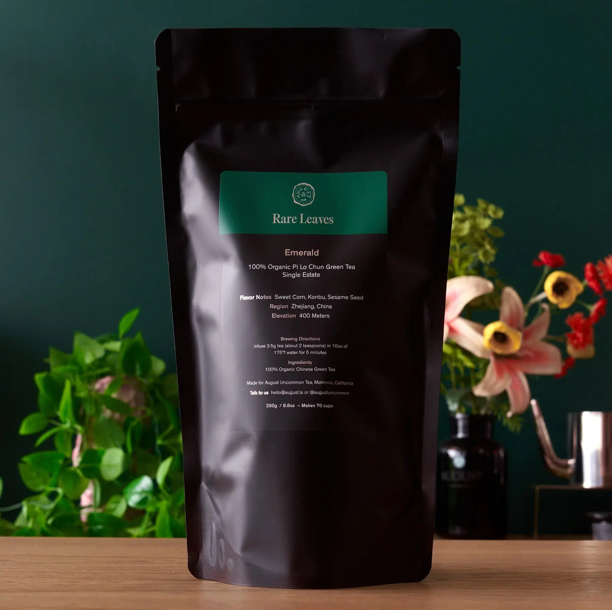 Rare Leaves Emerald - Single Estate Pi Lo Chun Green Tea
