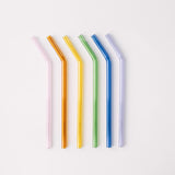 Classic 10" Glass Straw Set - Iridium