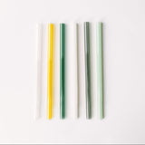 Wide 10" Glass Straw Set - Fjord Mist