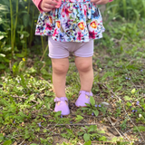Bamboo Cartwheel Shorts in Lilac