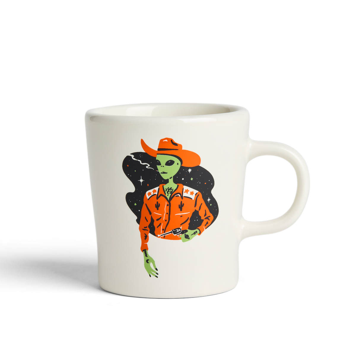 Sam Larson - Alien Cowboy - 9oz Modern Diner Mug – AwearMarket