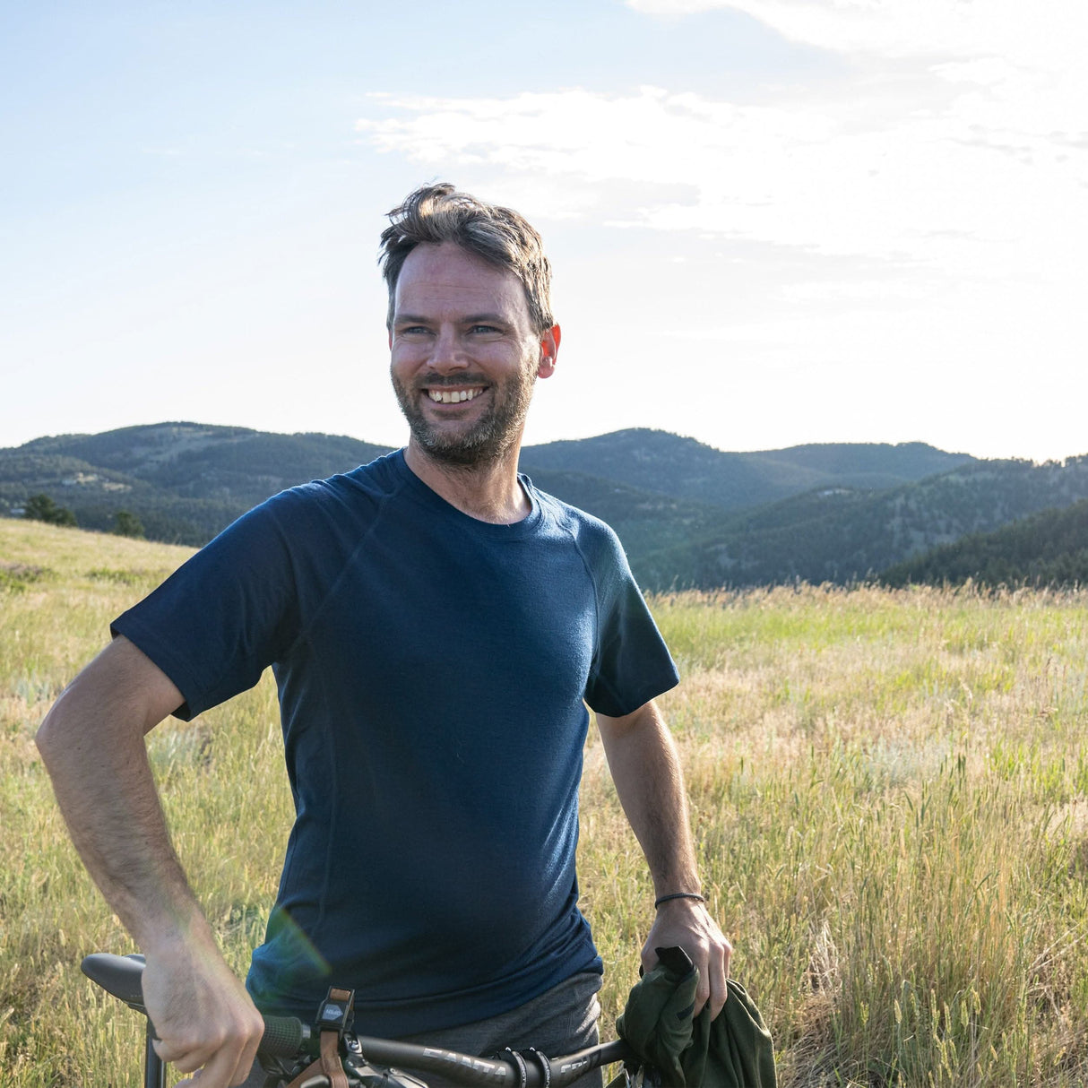 Microweight - Men's Wool Raglan T Shirt Woolverino