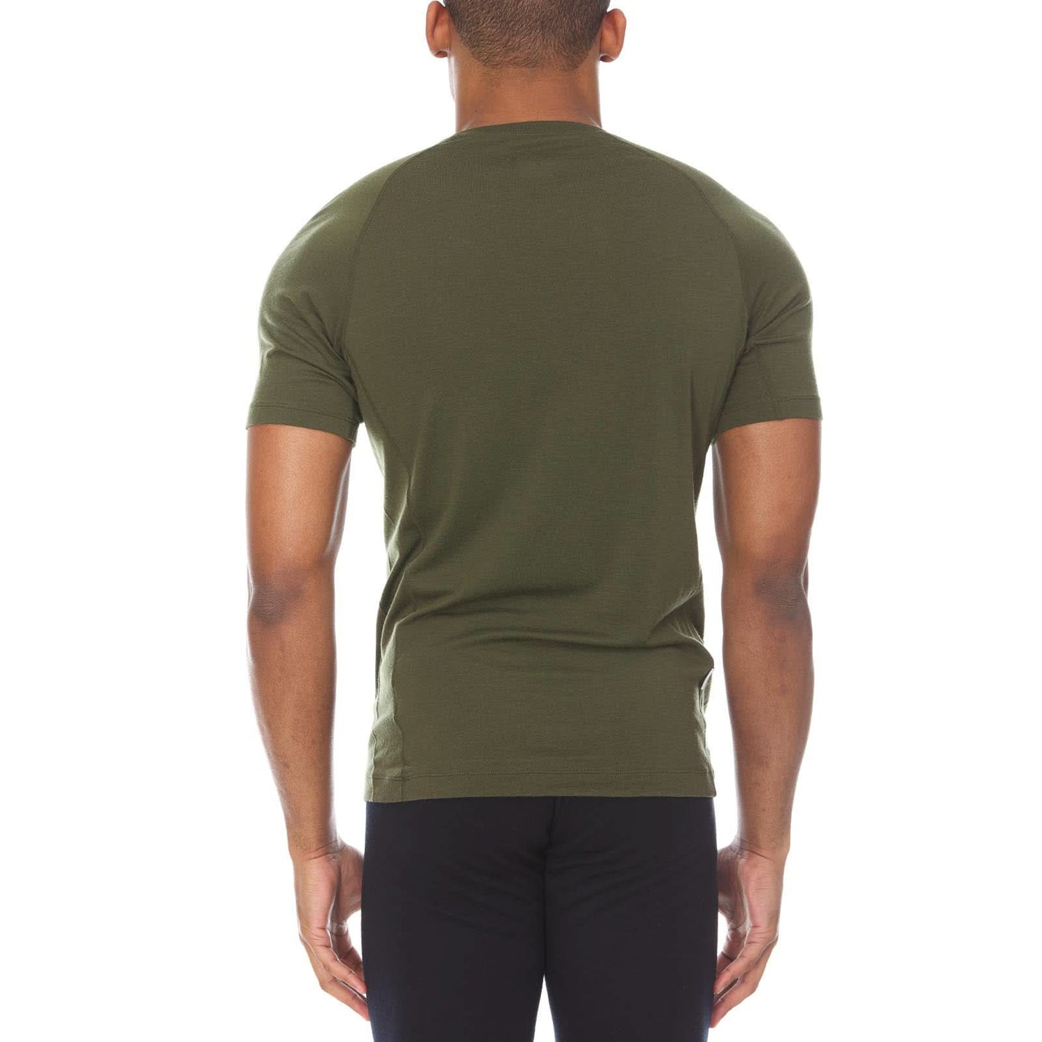 Microweight - Men's Wool Raglan T Shirt Woolverino