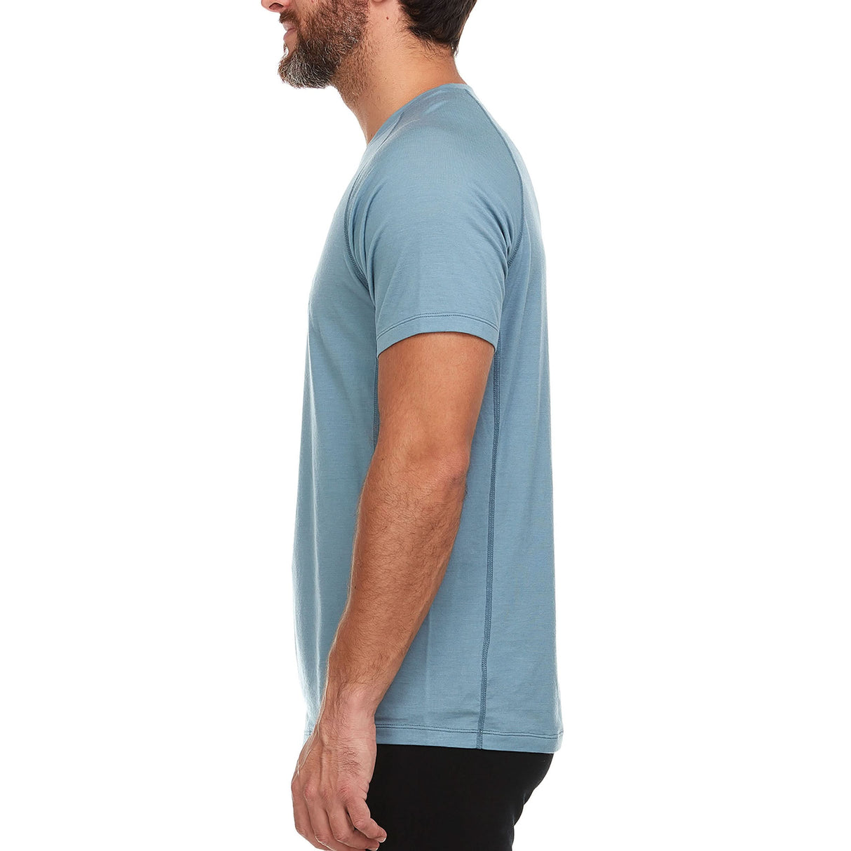 Microweight - Men's Wool Raglan T Shirt Woolverino