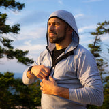 Microweight - Men's Wool 1/4 Zip Sun Hoodie Woolverino