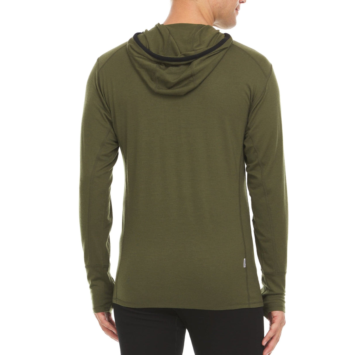 Microweight - Men's Wool 1/4 Zip Sun Hoodie Woolverino