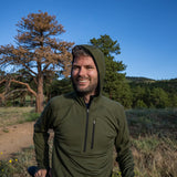 Microweight - Men's Wool 1/4 Zip Sun Hoodie Woolverino