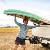 Microweight - Men's Wool 1/4 Zip Sun Hoodie Woolverino