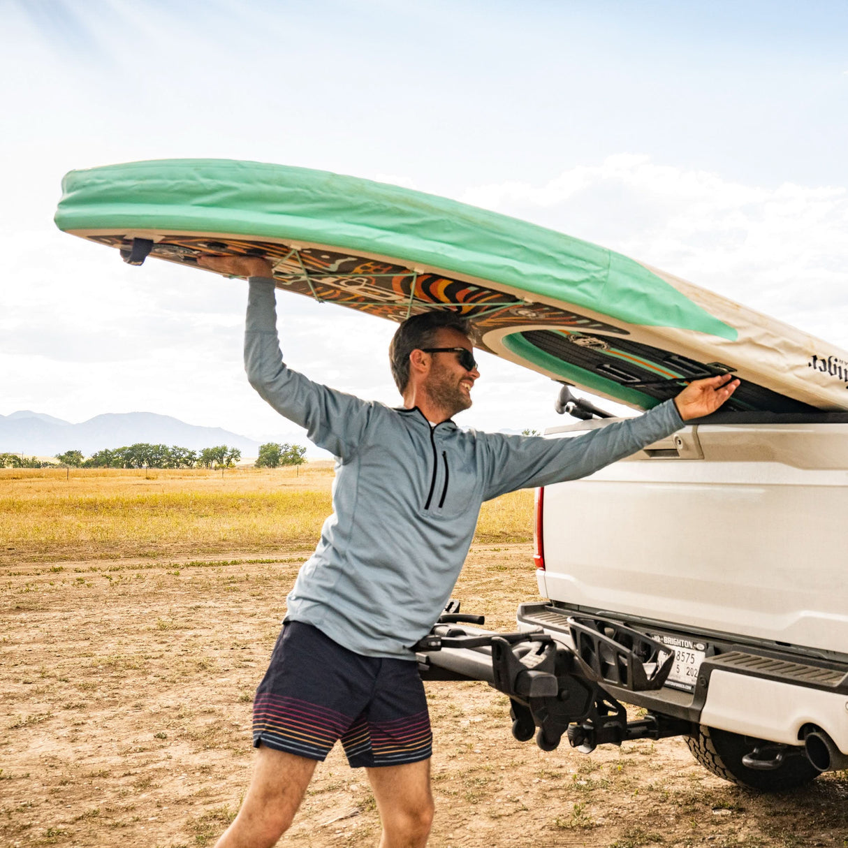 Microweight - Men's Wool 1/4 Zip Sun Hoodie Woolverino