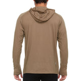 Microweight - Men's Wool 1/4 Zip Sun Hoodie Woolverino