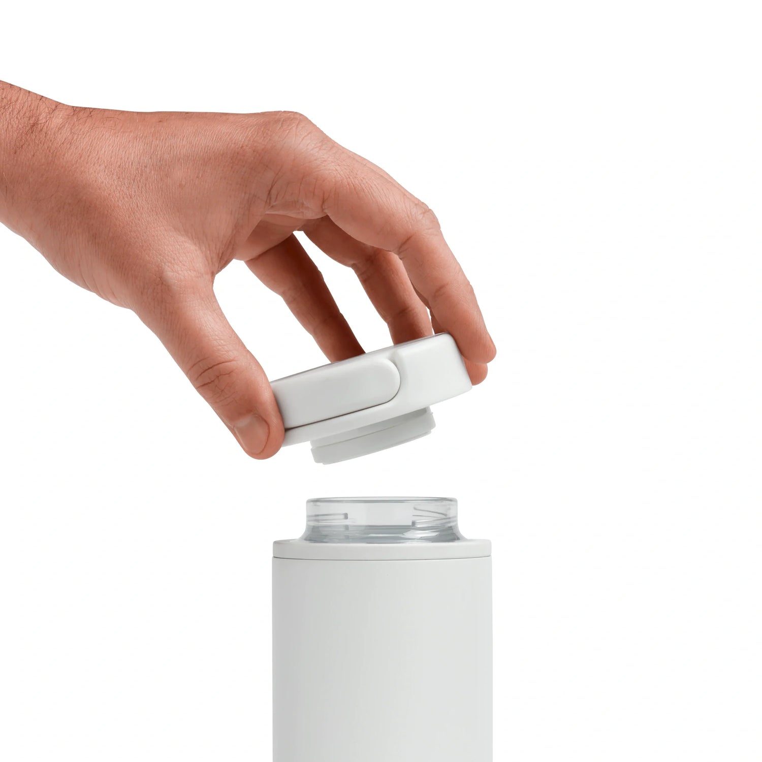 12oz Nomad Grip Tumbler - White