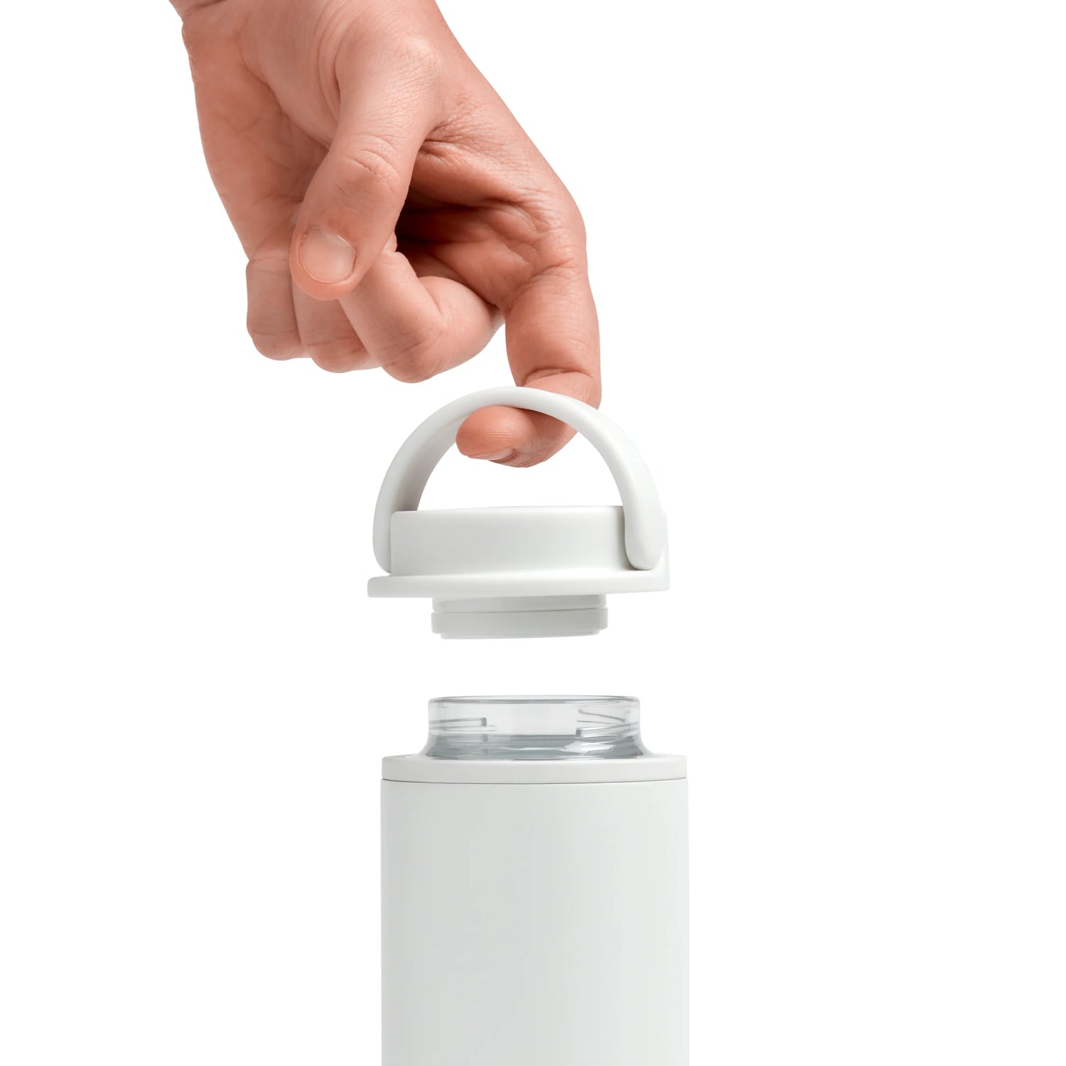 12oz Nomad Grip Tumbler - White