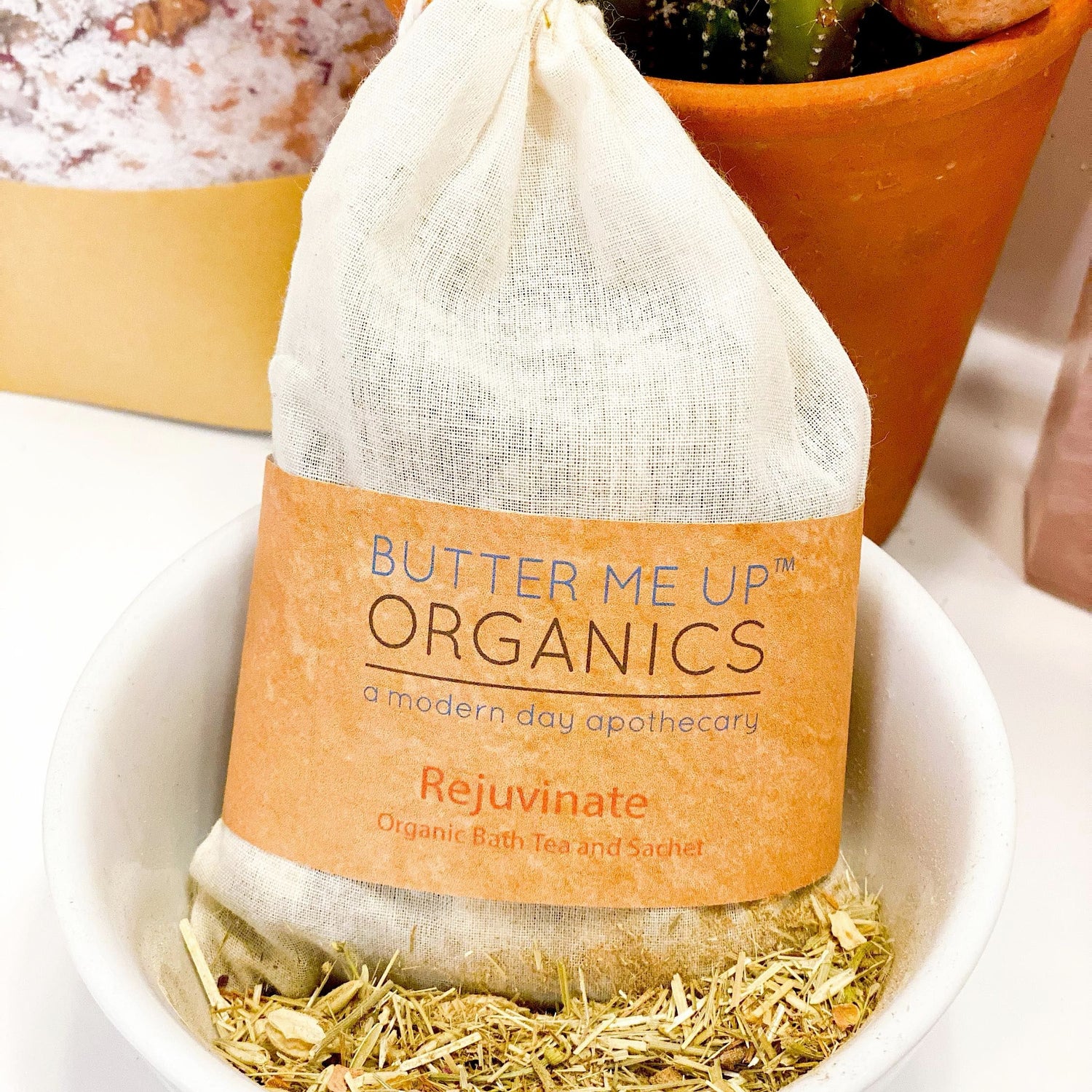 Organic Rejuvenating Bath Tea or Sachet