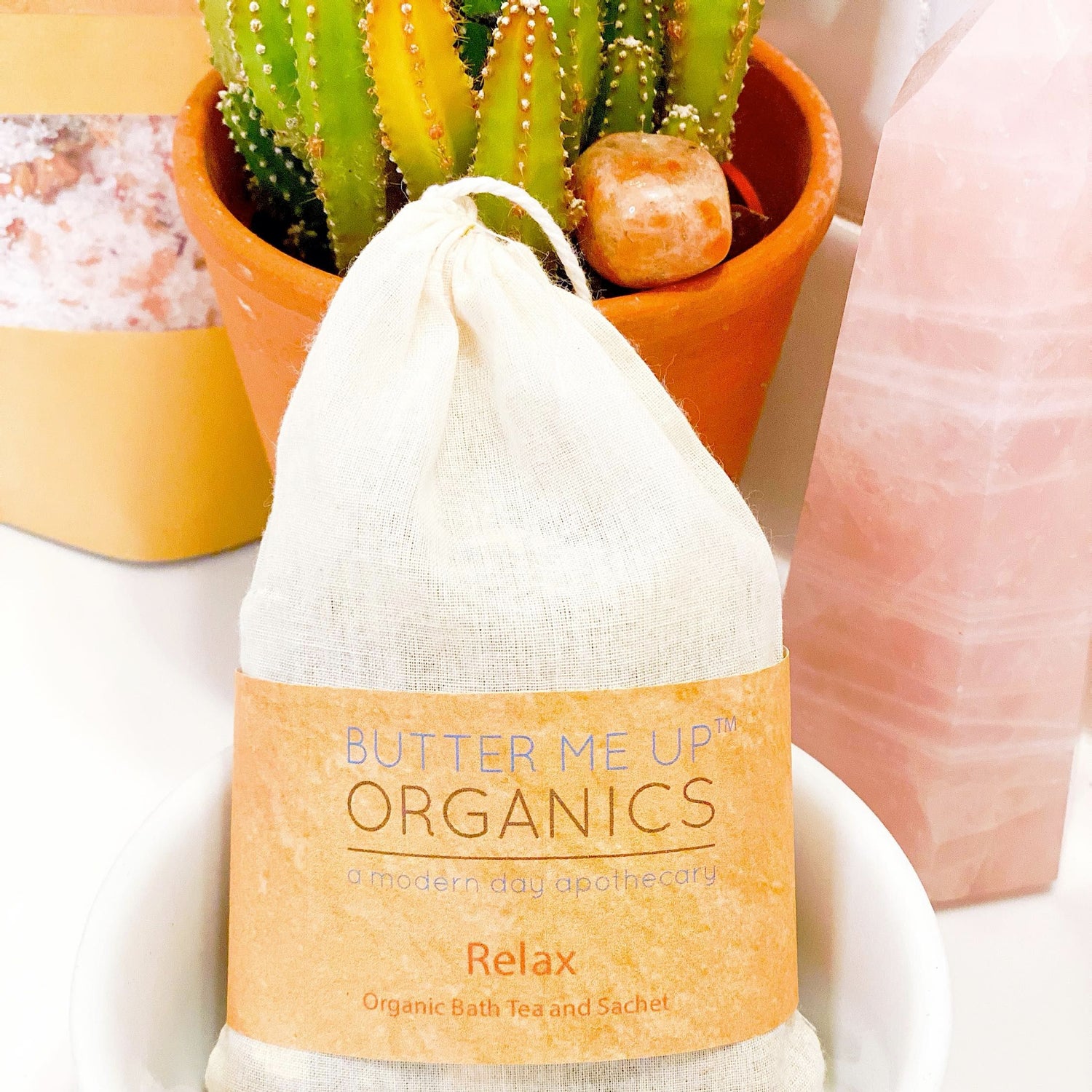 Organic Relaxation Bath Tea or Sachet