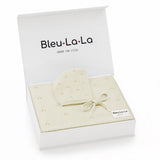 Organic Pointelle Swaddle Blanket + Hat Gift Set