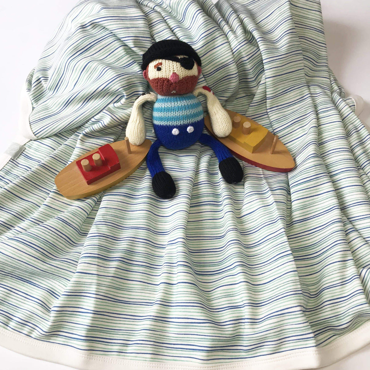 swaddle blanket | pin stripes