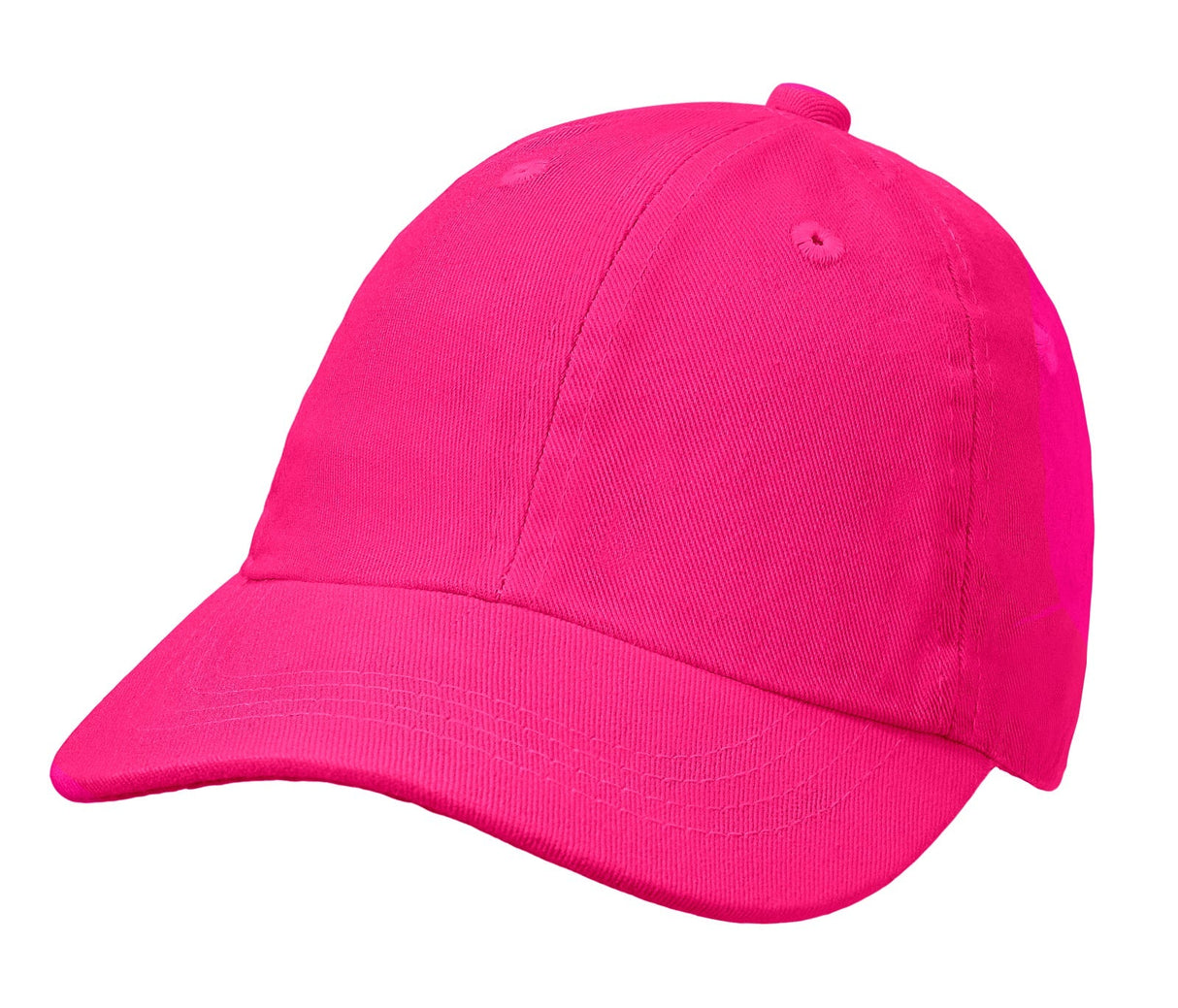 Boys and Girls 100% Cotton Twill UPF 50+ Baseball Hats with Matching Stitch (Dyed & Finished in USA*)