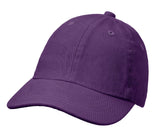 Boys and Girls 100% Cotton Twill UPF 50+ Baseball Hats with Matching Stitch (Dyed & Finished in USA*)