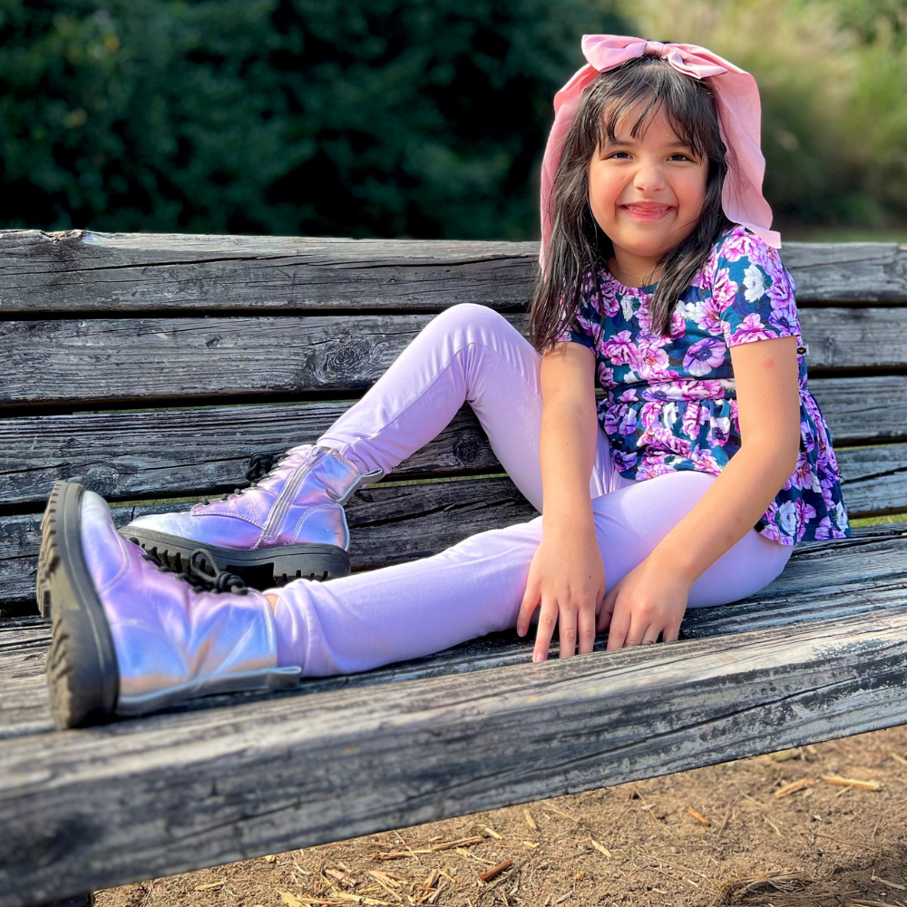 Bamboo Leggings in Lilac