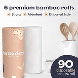 Bamboo Paper Towels – 6 Roll Pack