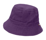 Boys and Girls 100% Cotton Twill UPF 50+ Wharf Hat with Matching Stitch (Dyed & Finished in USA*)