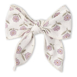 Organic Hair Bow Clip - Lavender